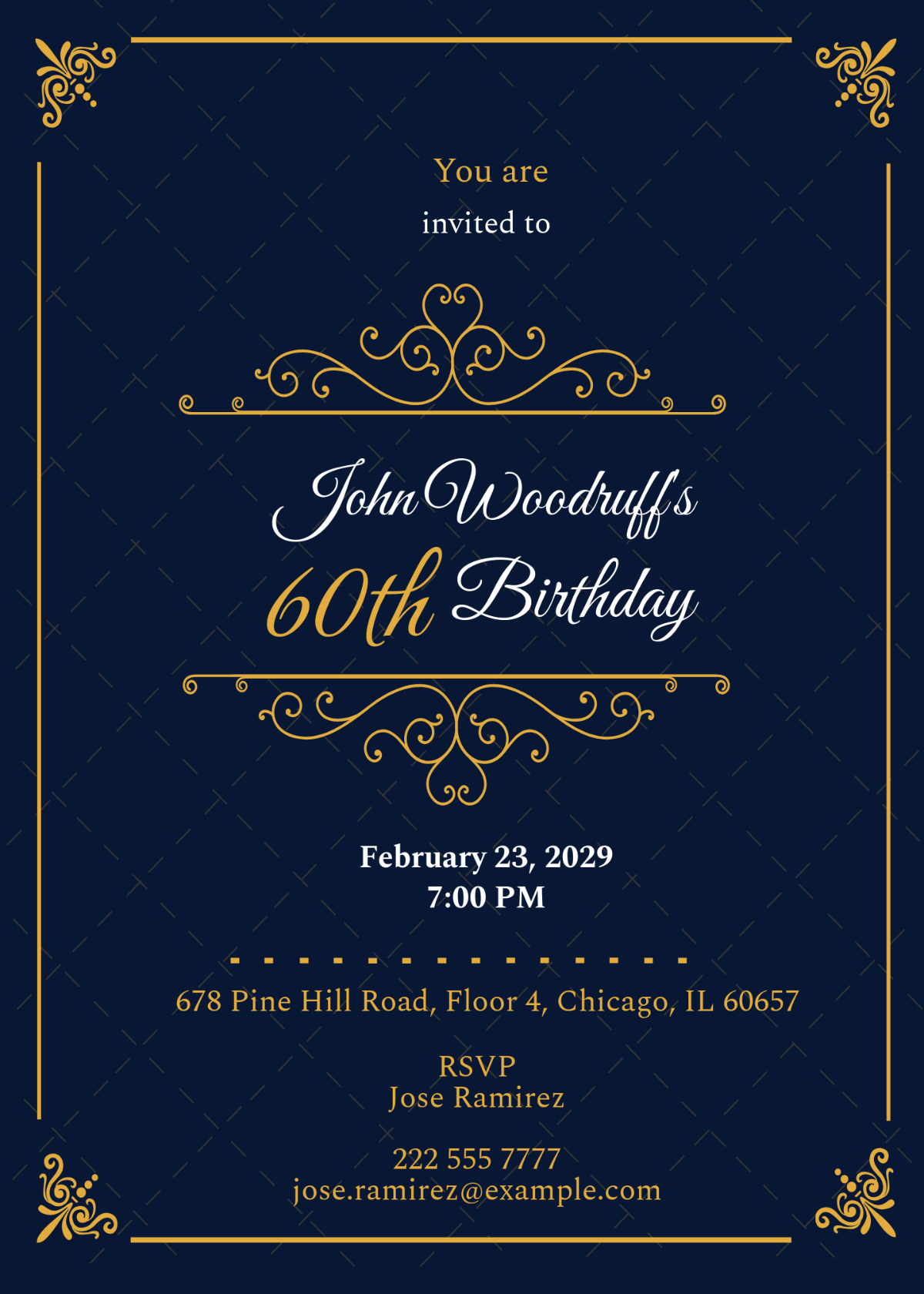 Free Elegant Debut Invitation Template Edit Online Download 