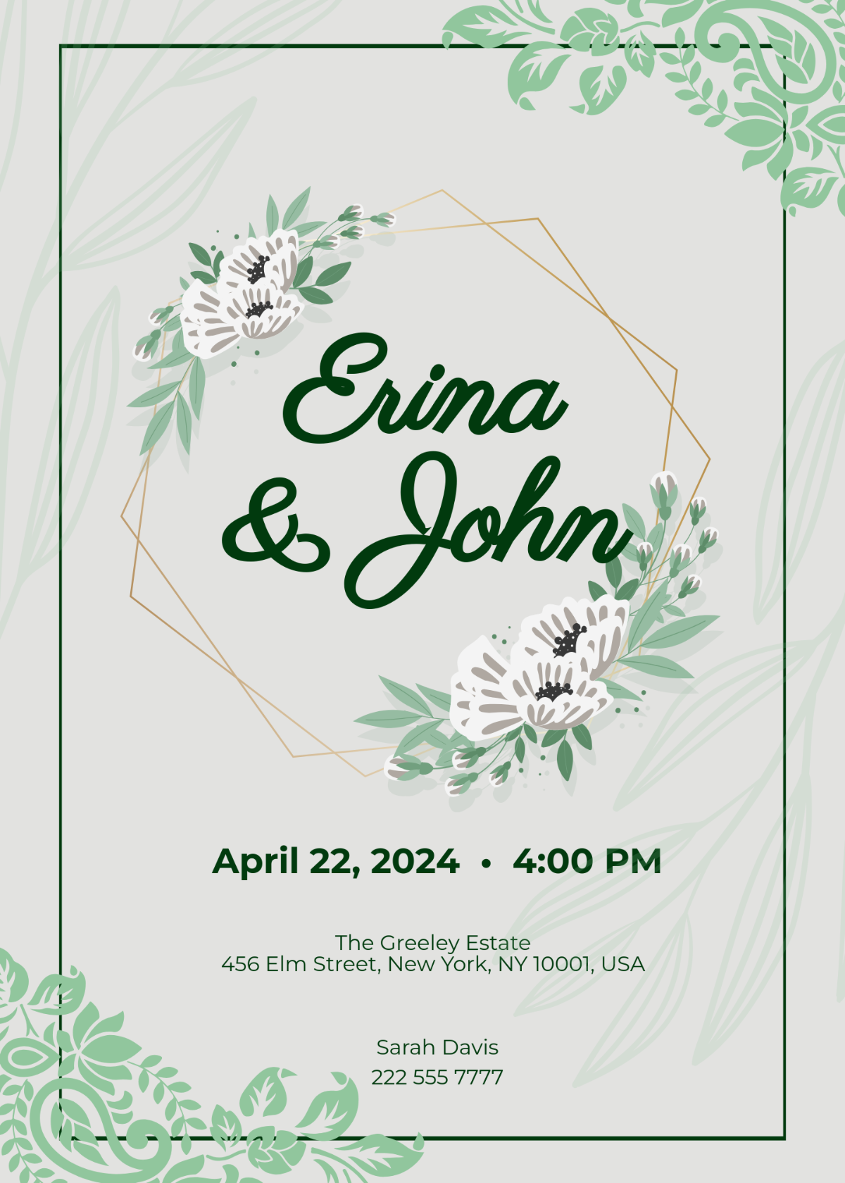 Free Engagement Invitation Template To Edit Online