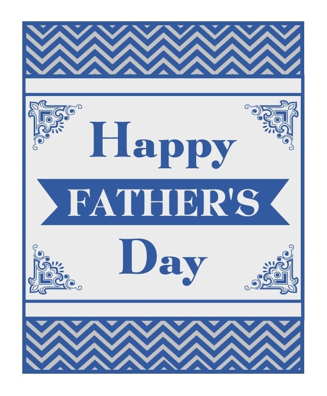 free printable templates for father's day cards