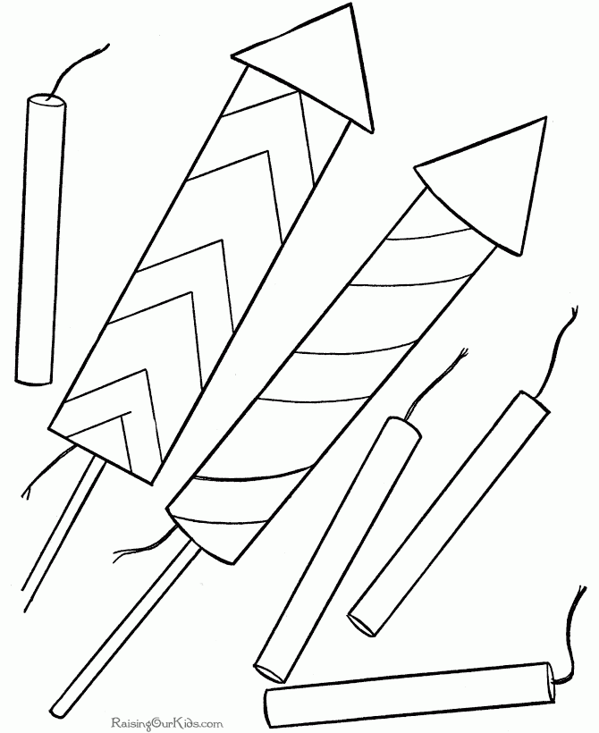free fourth of july coloring pages