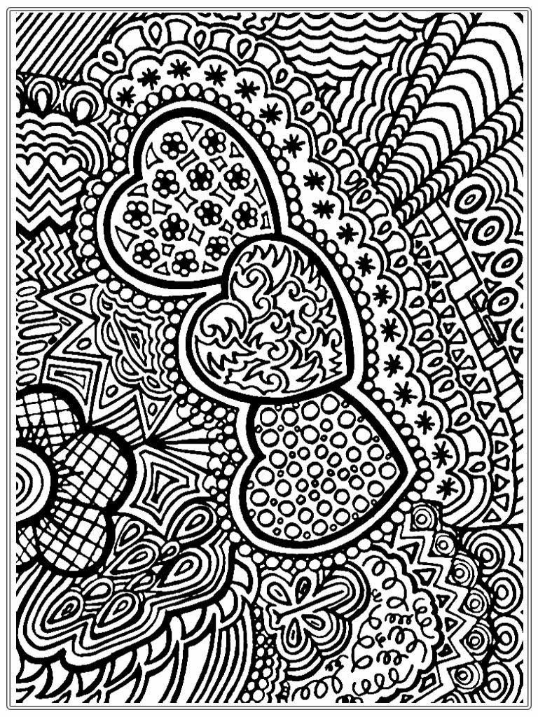 free printable coloring pages for adults advanced pdf