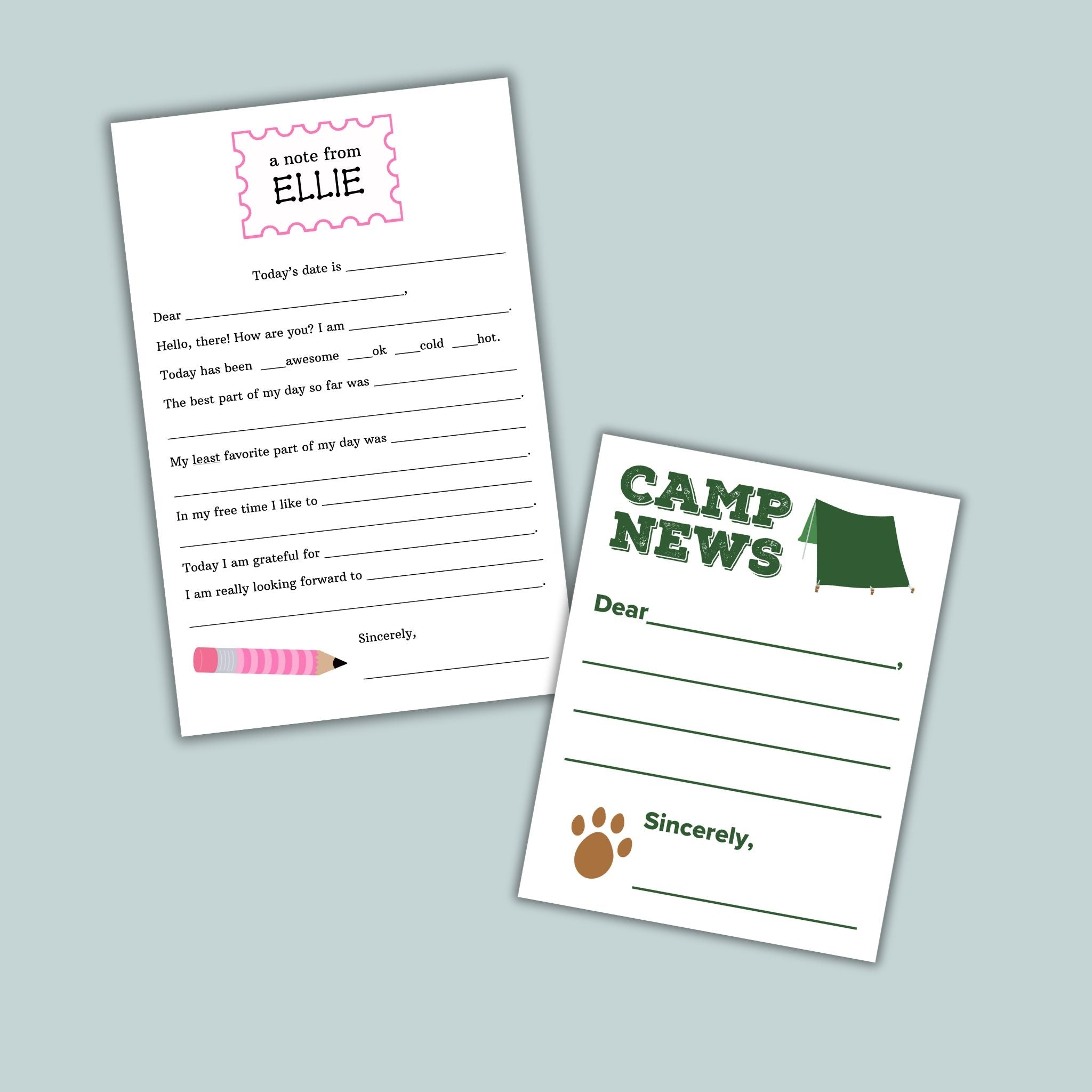free printable note card maker