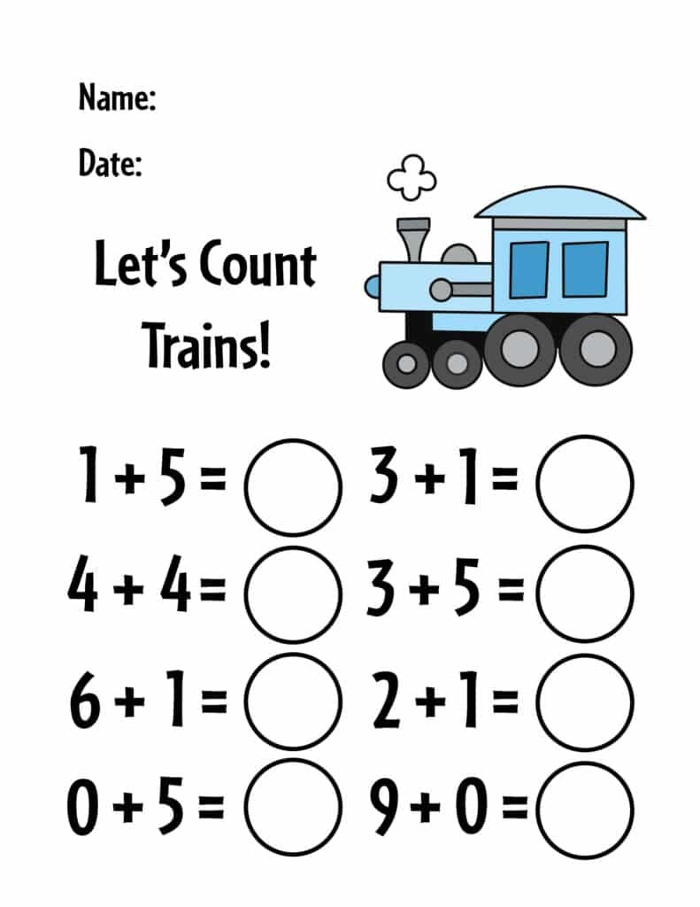 fun worksheets for kindergarten