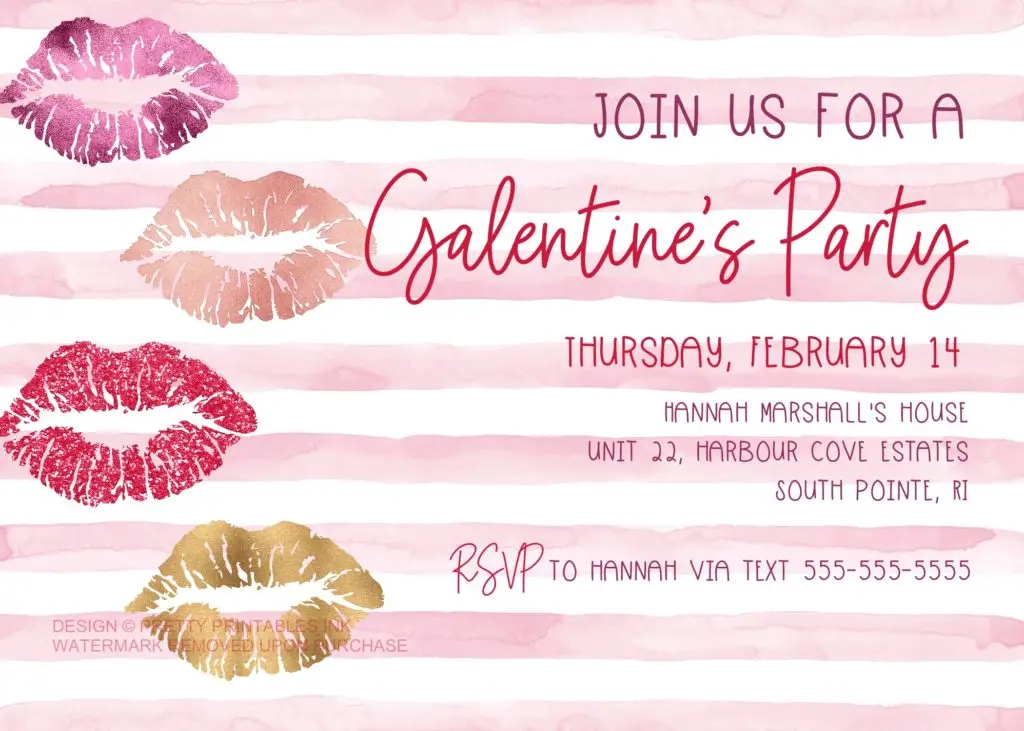 Free Galentines Day Invitation Template