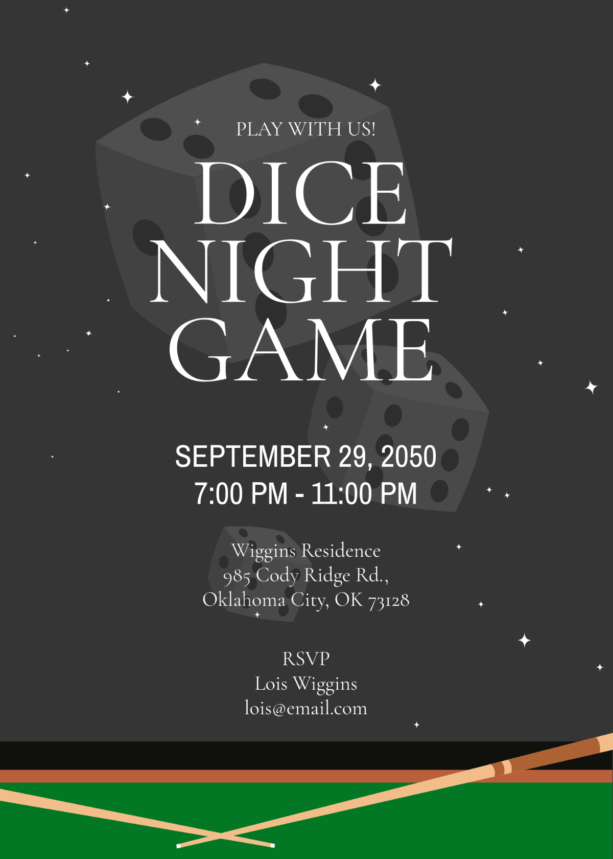 game night invitation template free