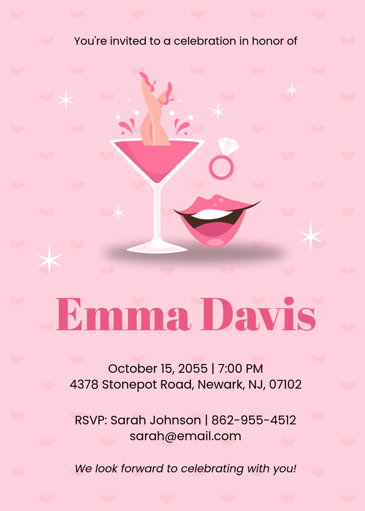 Free Guest Invitation List Template To Edit Online
