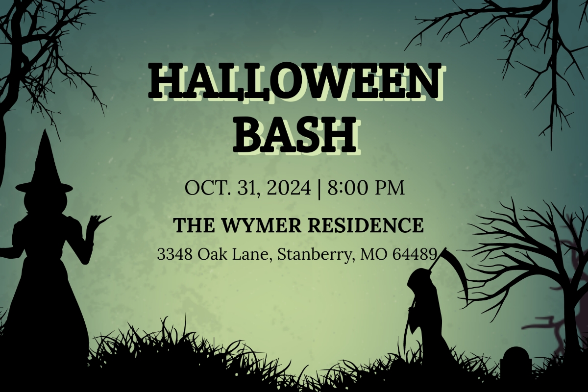 halloween template invitation