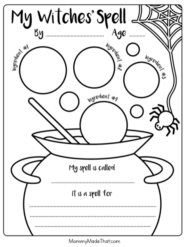 printable activities for kids halloween