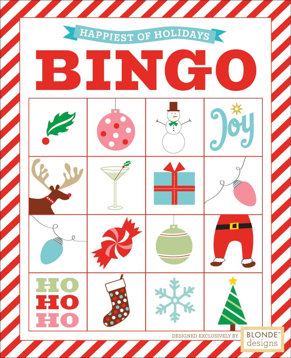 Free Holiday Bingo Card Generator Printable Bingo Cards
