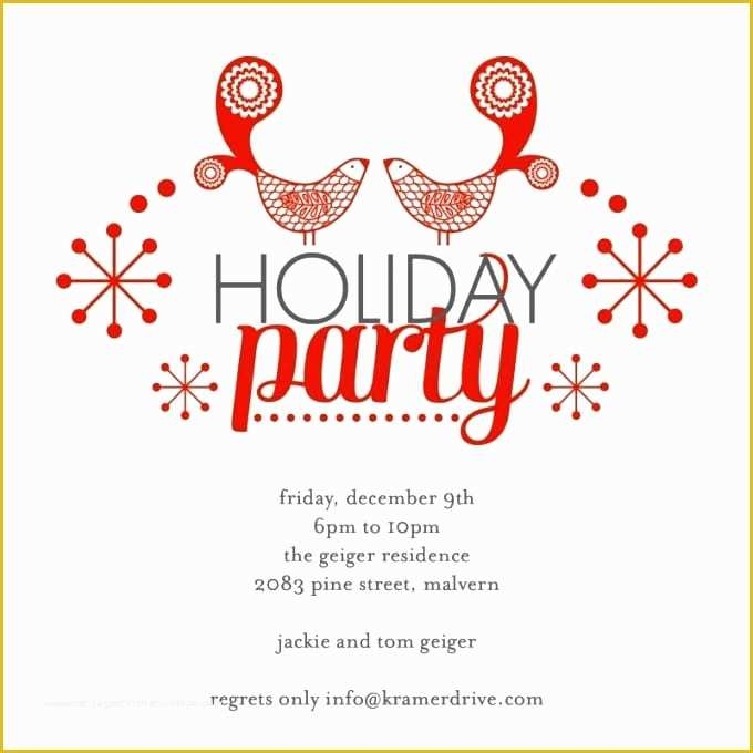 holiday invitation templates free