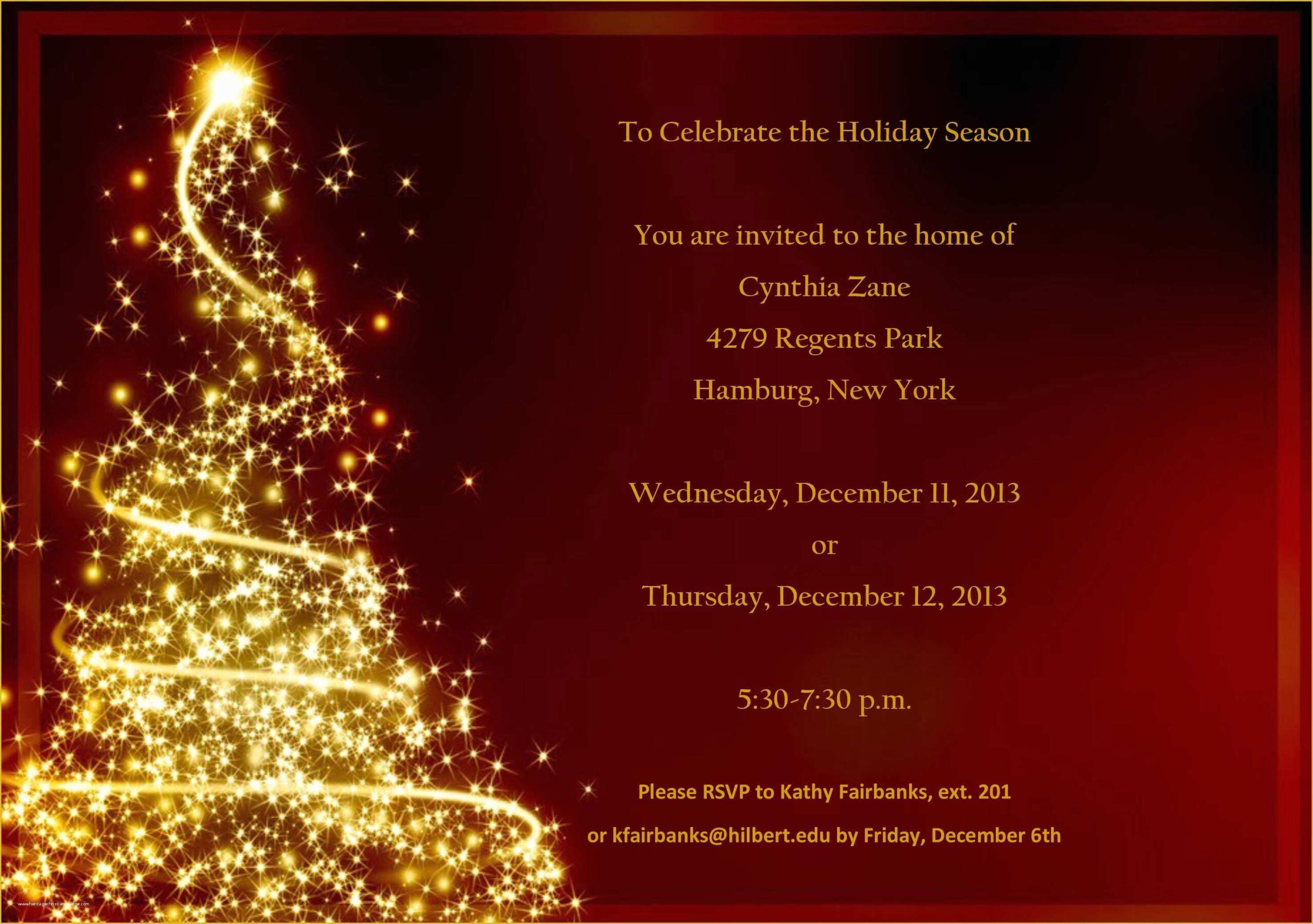 Free Holiday Party Invitation Templates Of Christmas Party Invitation