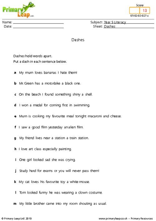 Free Hyphen Worksheet Download Free Hyphen Worksheet Png Images Free 