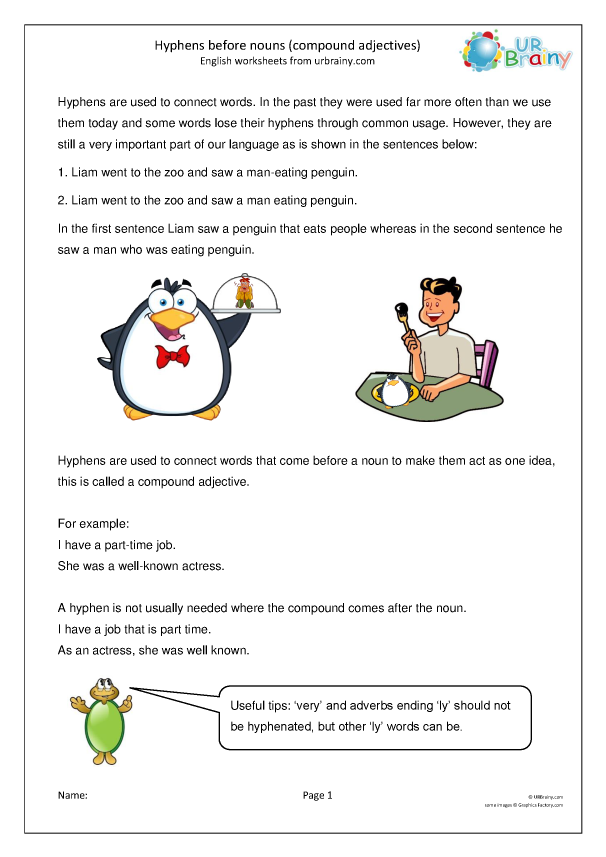 Free Hyphen Worksheet Download Free Hyphen Worksheet Png Images Free 