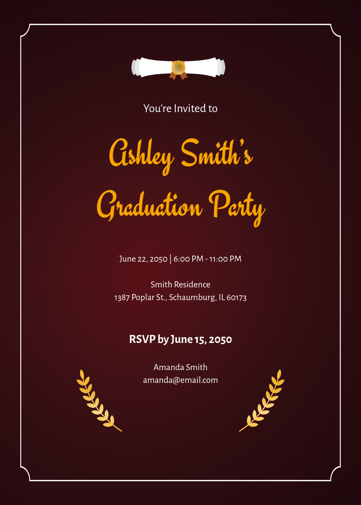 Free Kindergarten Graduation Invitation Template To Edit Online