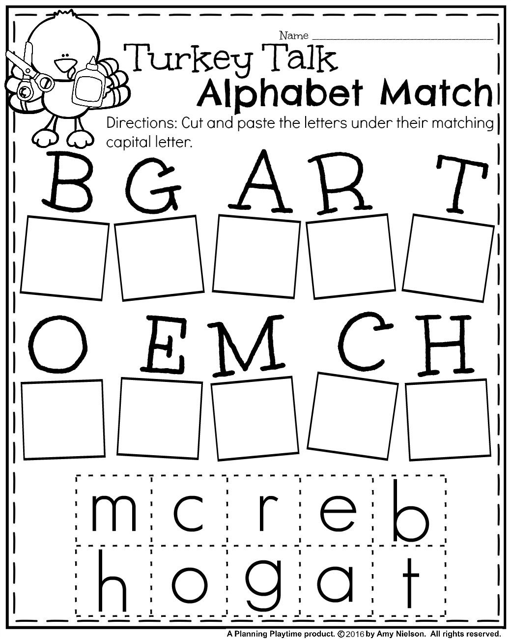 Free Kindergarten Worksheet Printouts