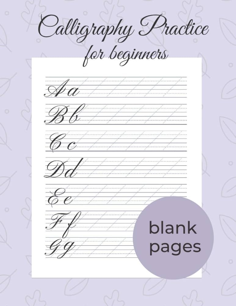 Free Lettering Calligraphy Practice Worksheet Download Free Lettering