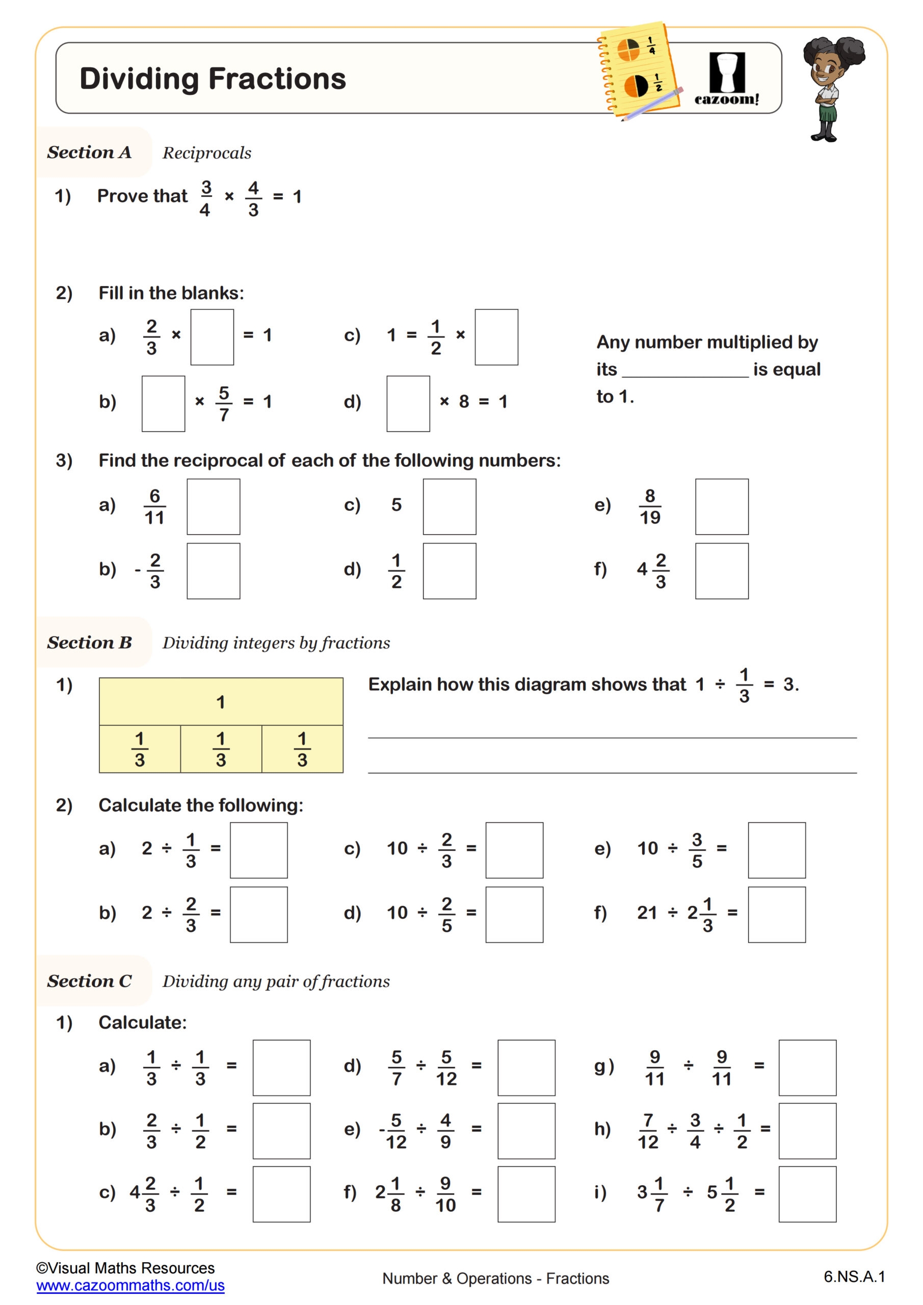 math worksheets grade 6