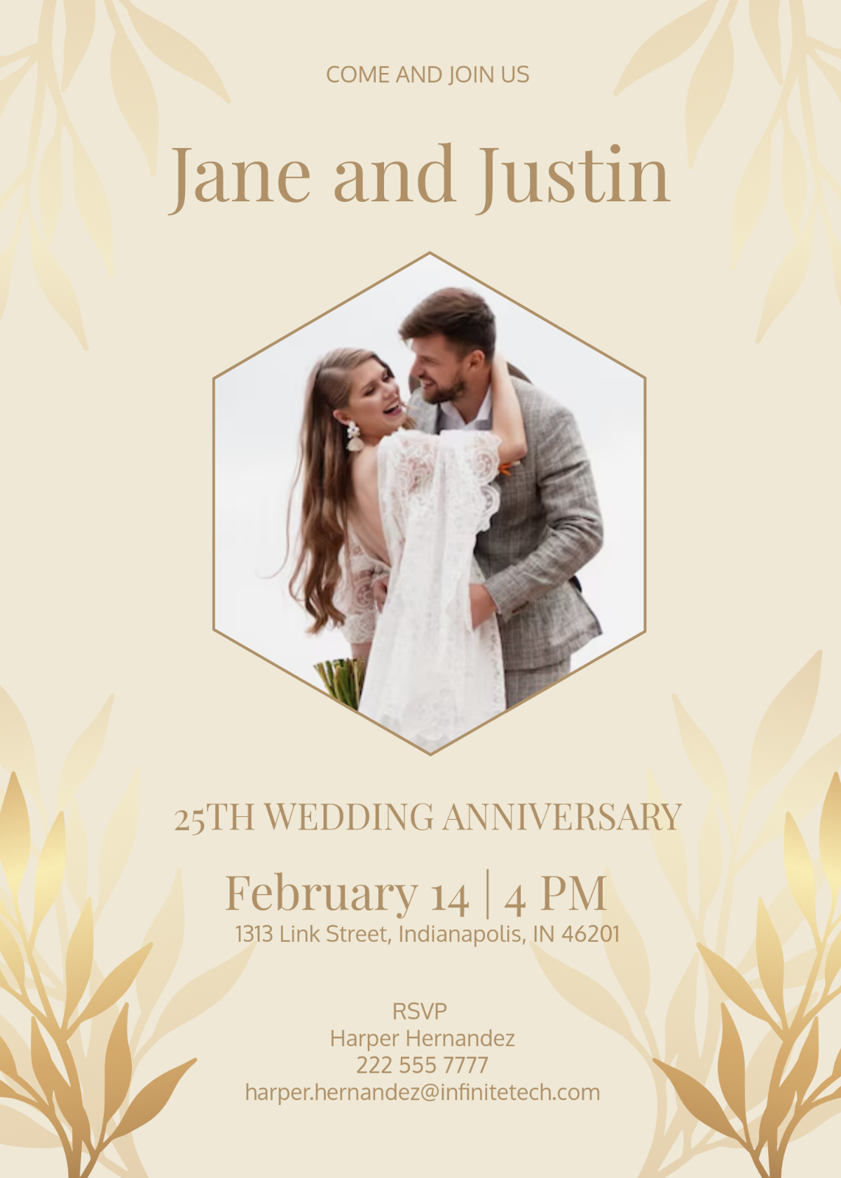 Free Muslim Wedding Invitation Template To Edit Online