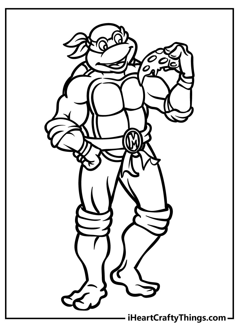 free ninja turtle coloring pages