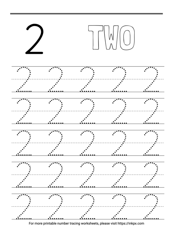 Free Number Two Worksheet Download Free Number Two Worksheet Png 