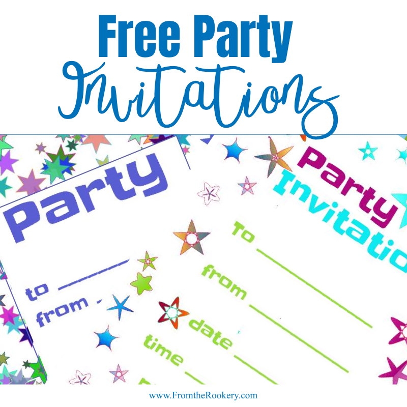 Free Party Invitations Printable Invitation Templates Worksheets 