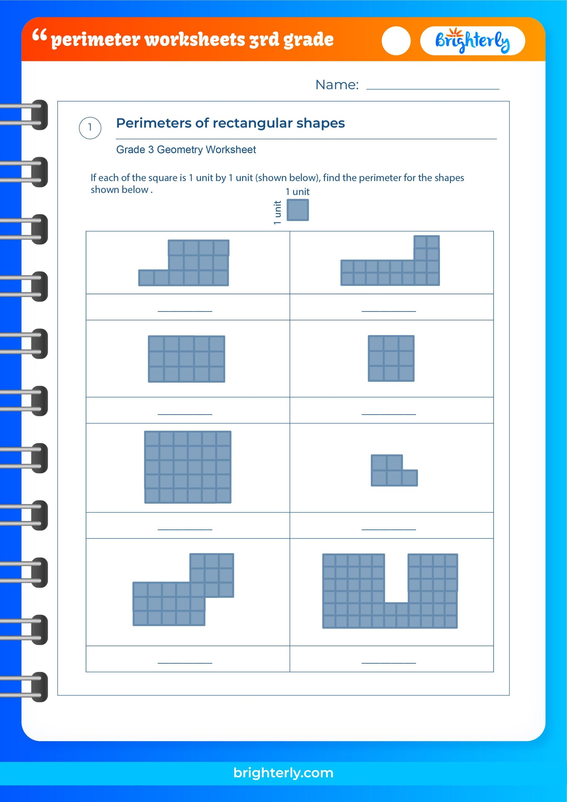 Free Perimeter Worksheets 3rd Grade For Kids PDFs Brighterly