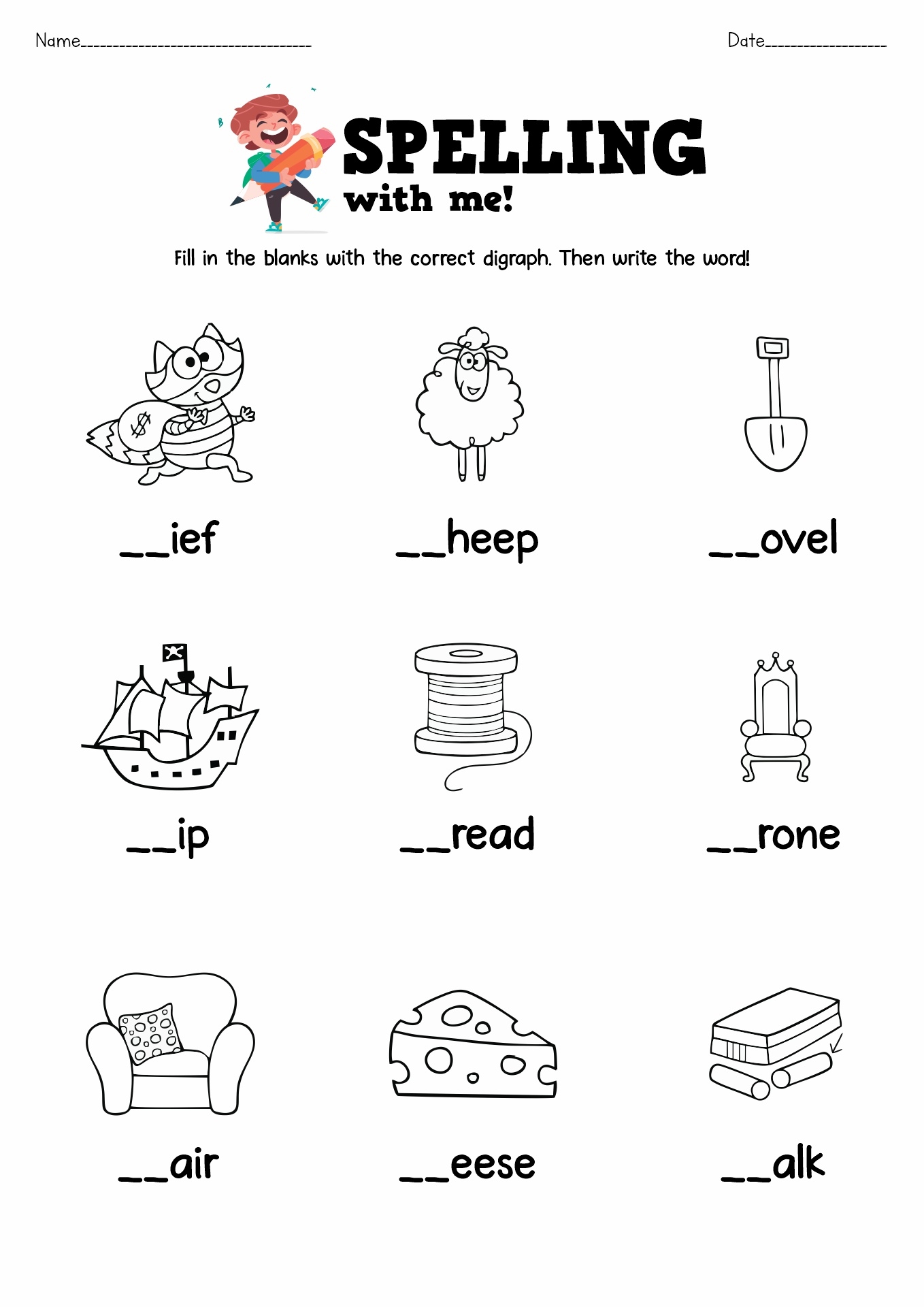 Free Phonics Worksheet For First Graders Download Free Phonics