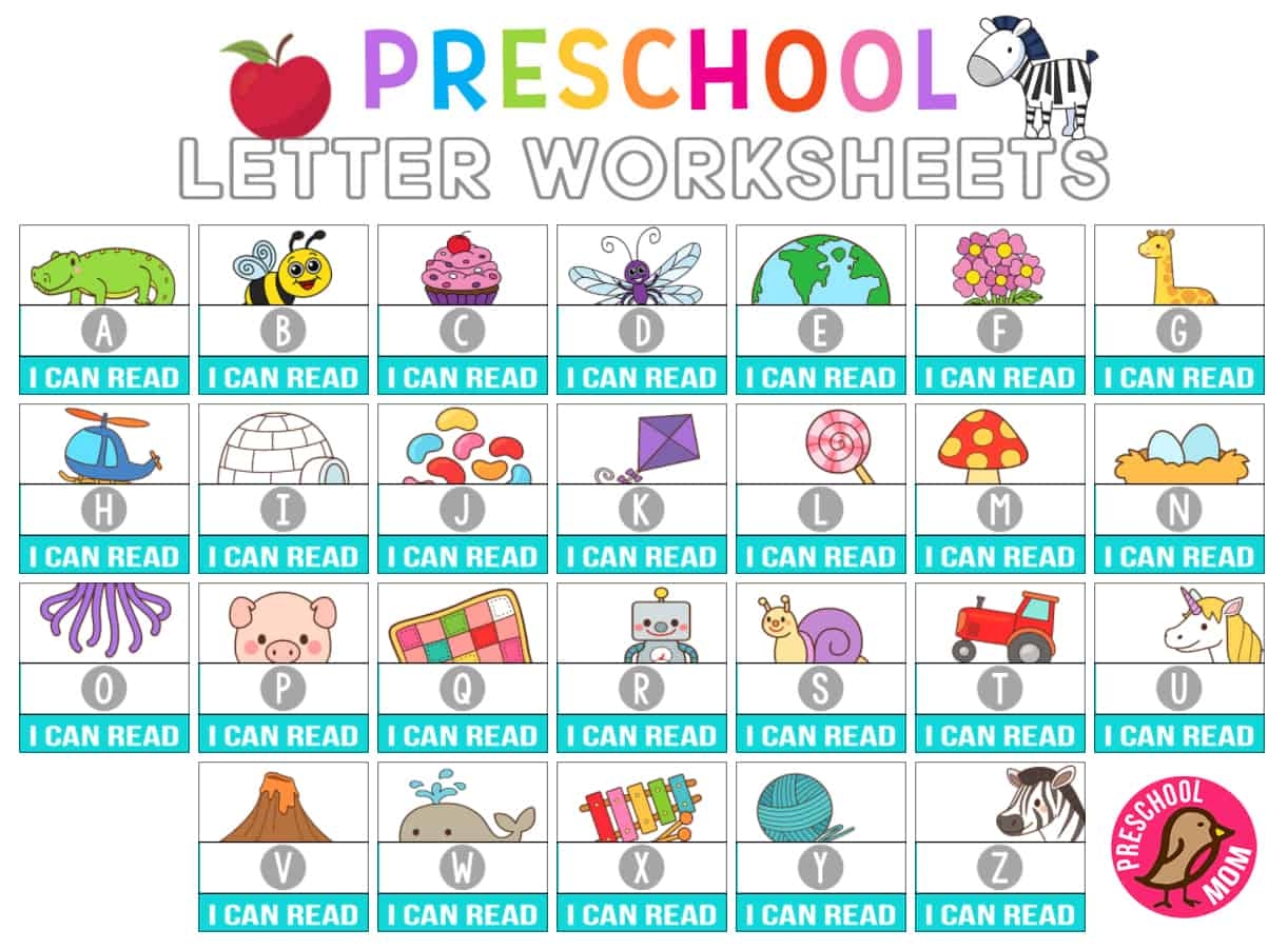 printouts for kindergarten worksheets