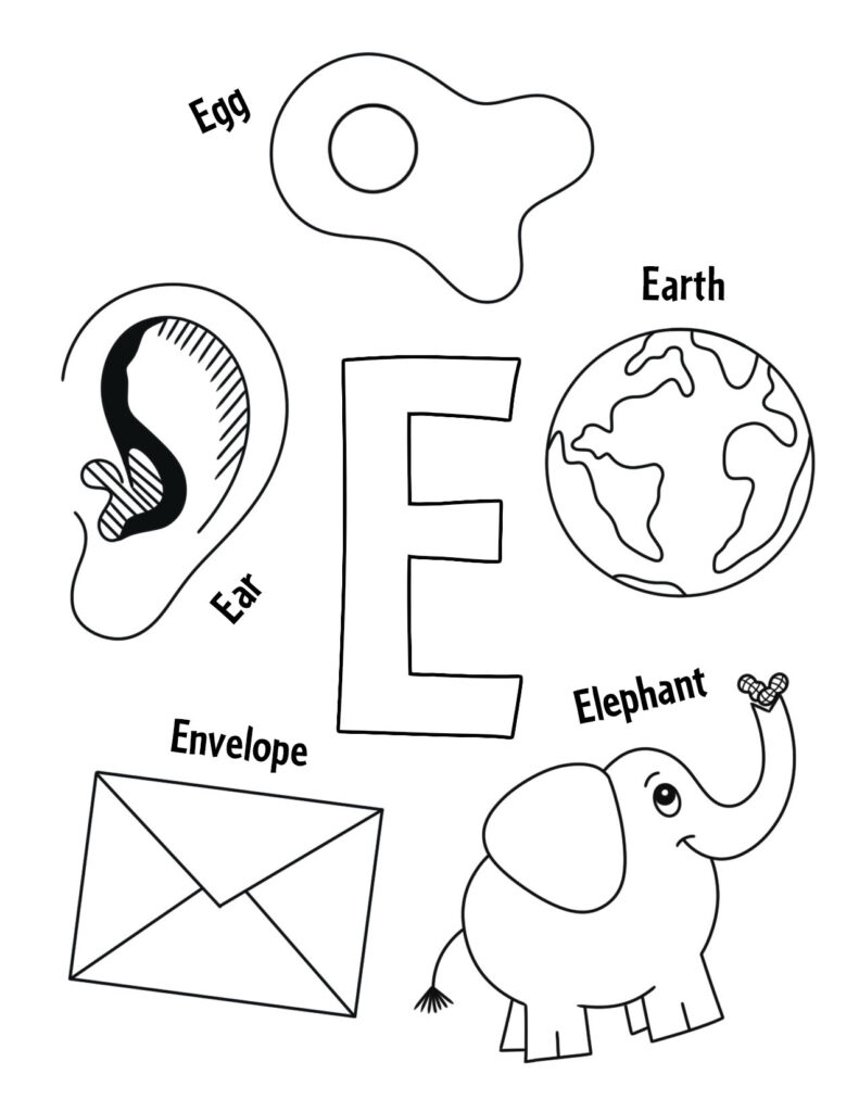 Free Preschool Letter E Download Free Preschool Letter E Png Images 
