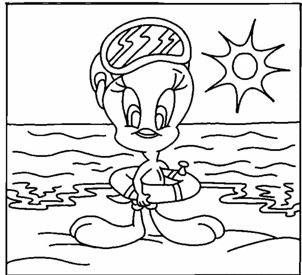 Free Preschool Summer Coloring Pages Coloring Home