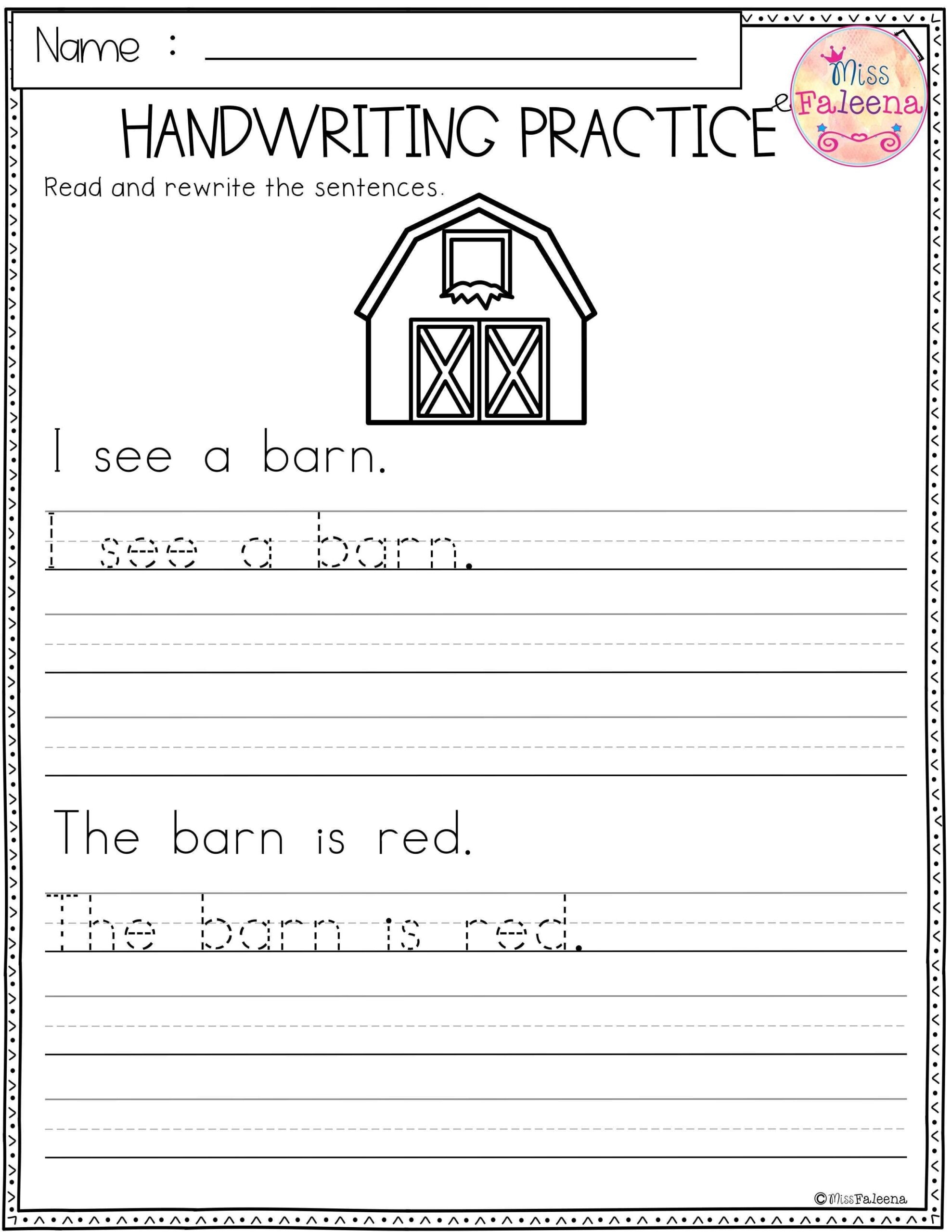 1st grade printable worksheets