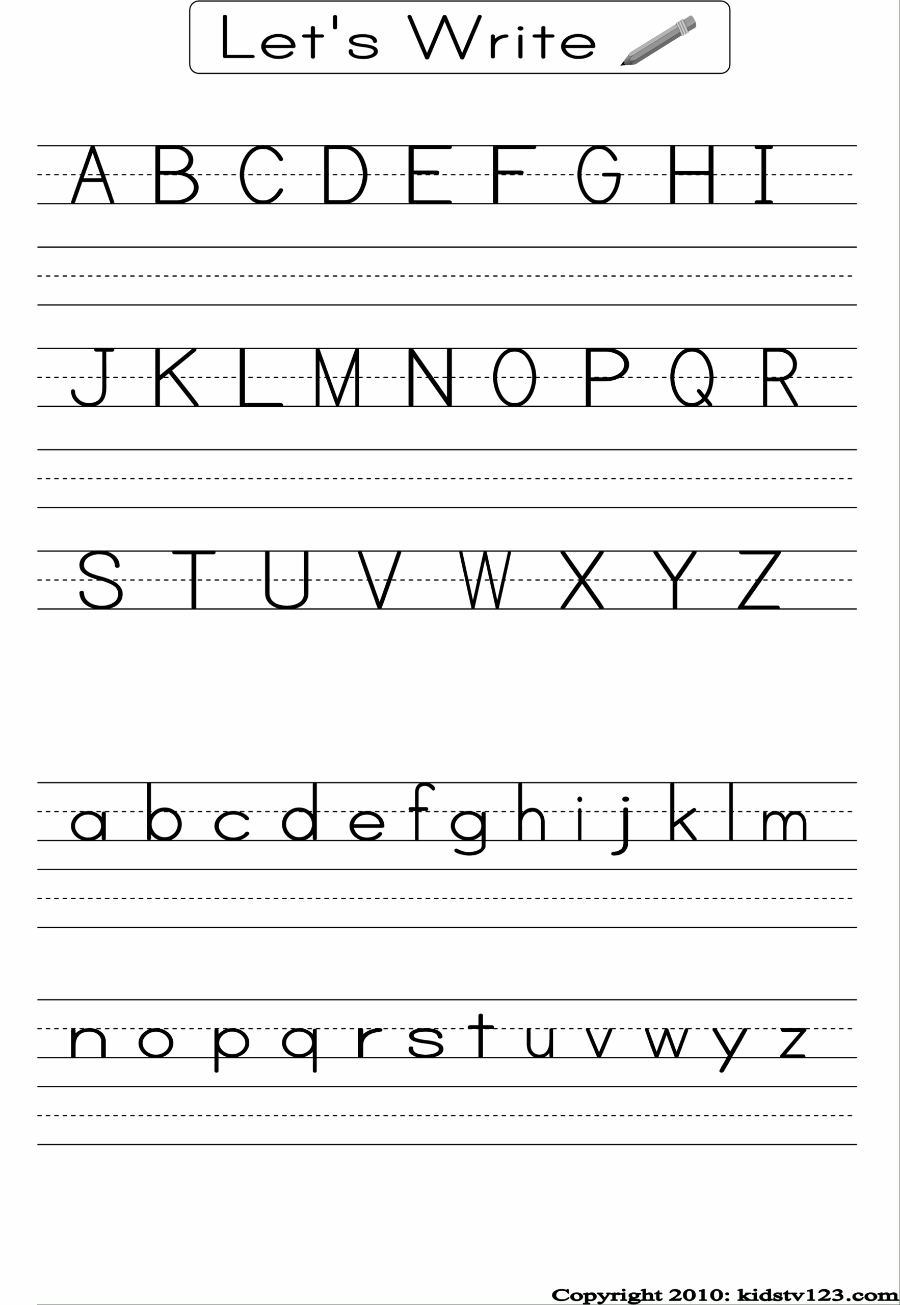 printable abc worksheets