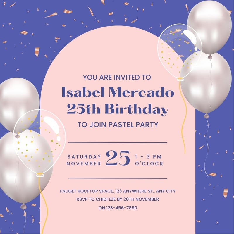 birthday invitations templates for adults
