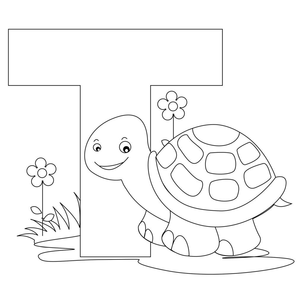 free alphabet coloring pages