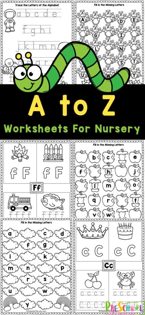 printable nursery worksheet