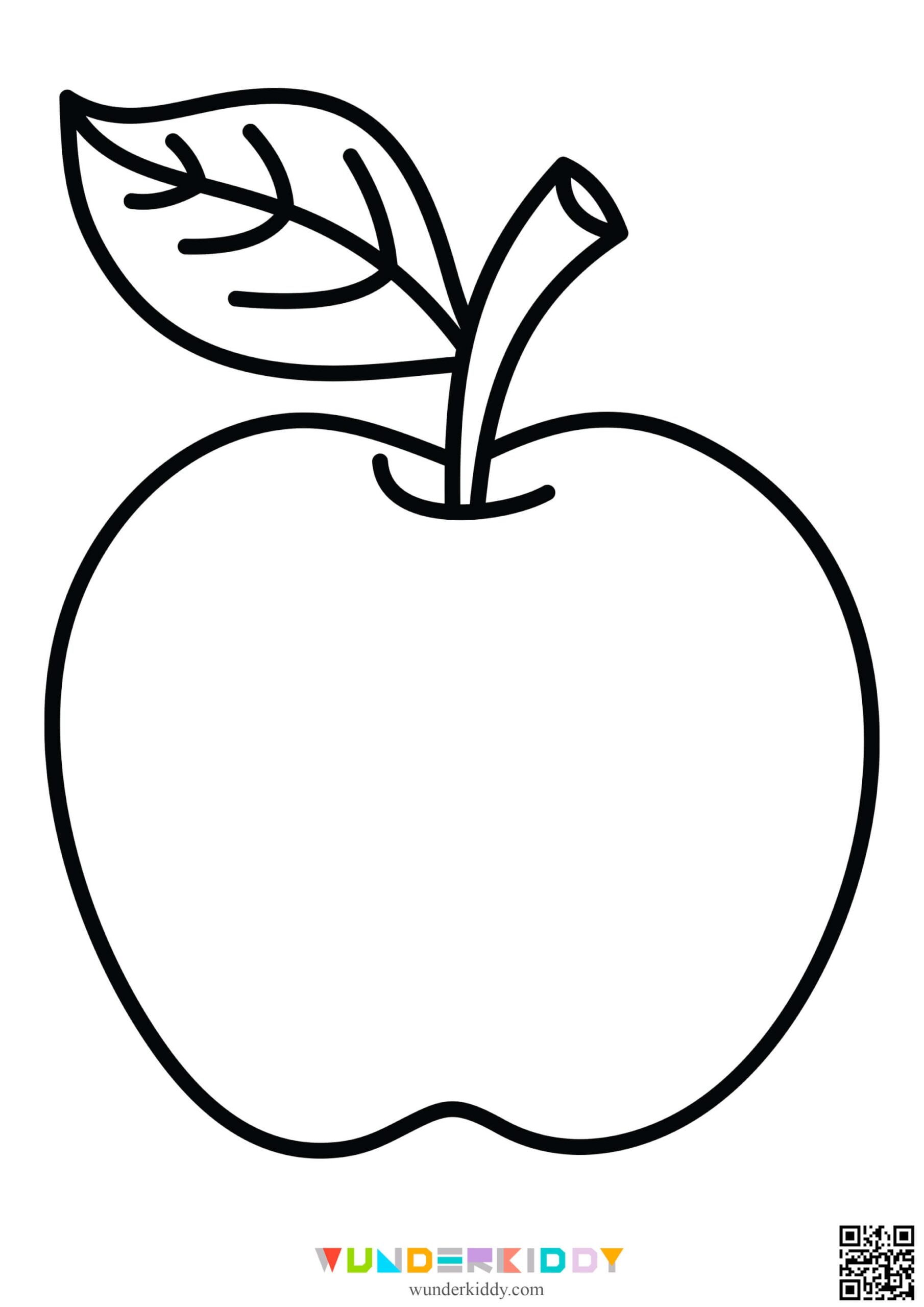 free apple template printable