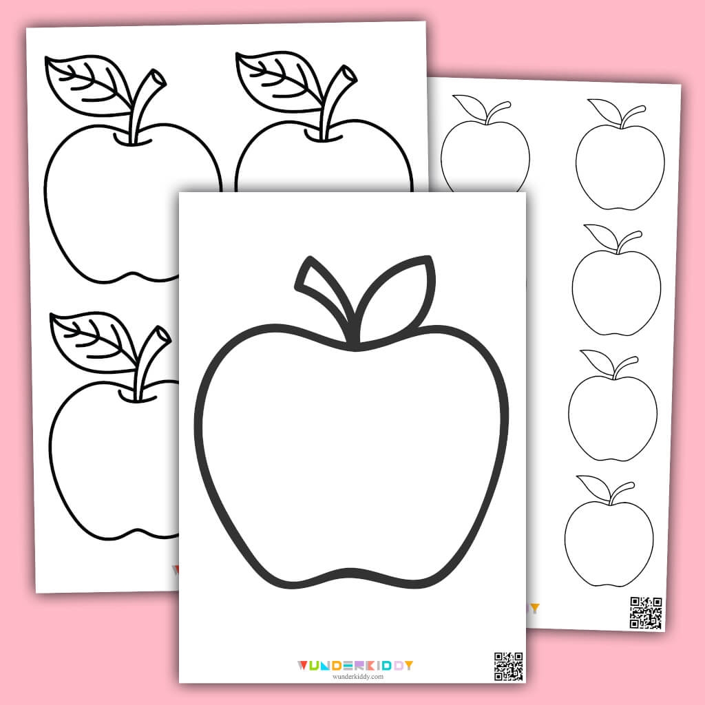 free printable apple template
