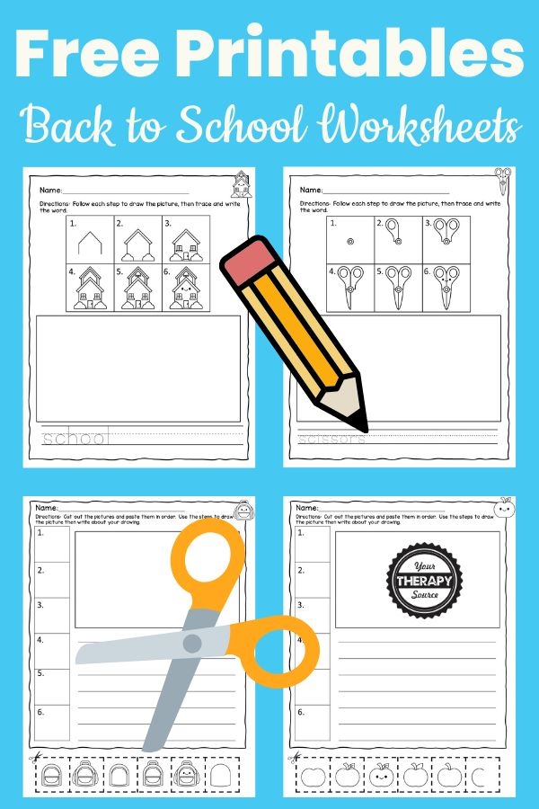 Free Printable Back To School Worksheet Botanical PaperWorks 