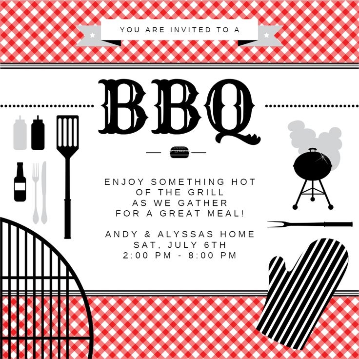 Free Printable Bbq Invite Template Content Calendar Template