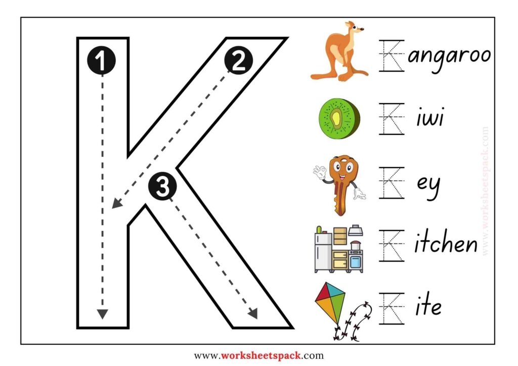 letter tracing worksheets pdf