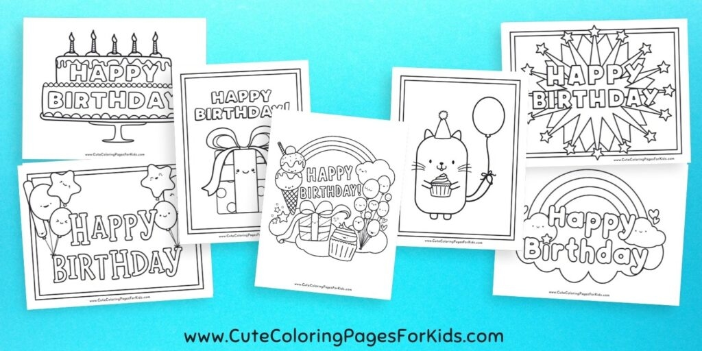 Free Printable Birthday Coloring Pages Cute Coloring Pages For Kids
