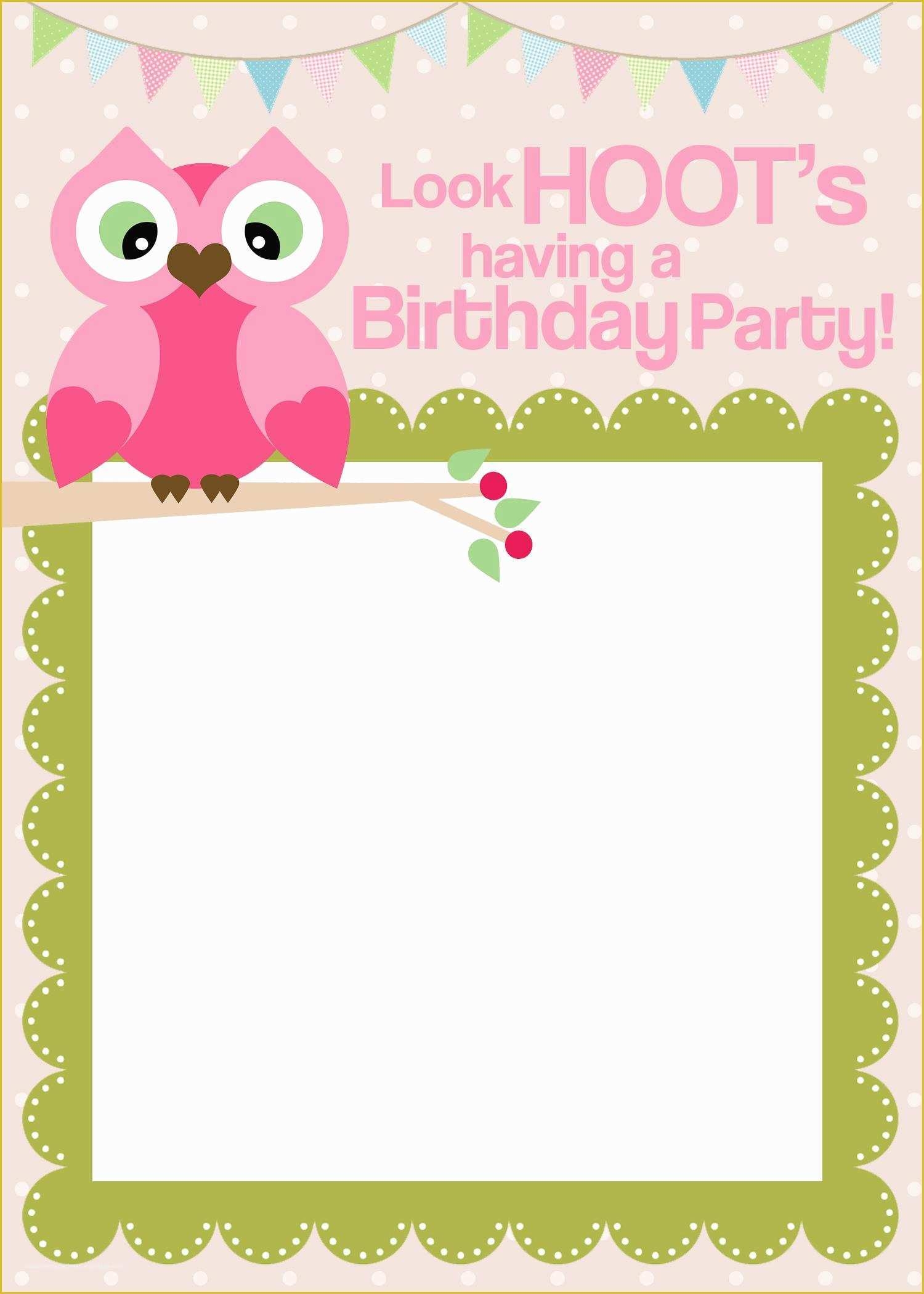 Free Printable Birthday Invitation Templates Of Free Printable Party
