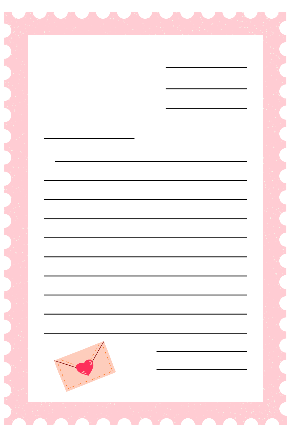 Free Printable Blank Letter Templates PDF Included Printables Hub