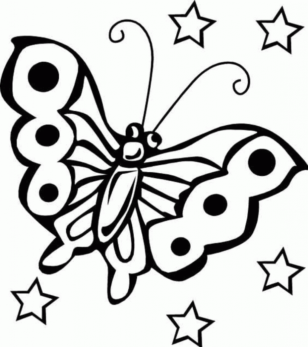 butterfly coloring pages free