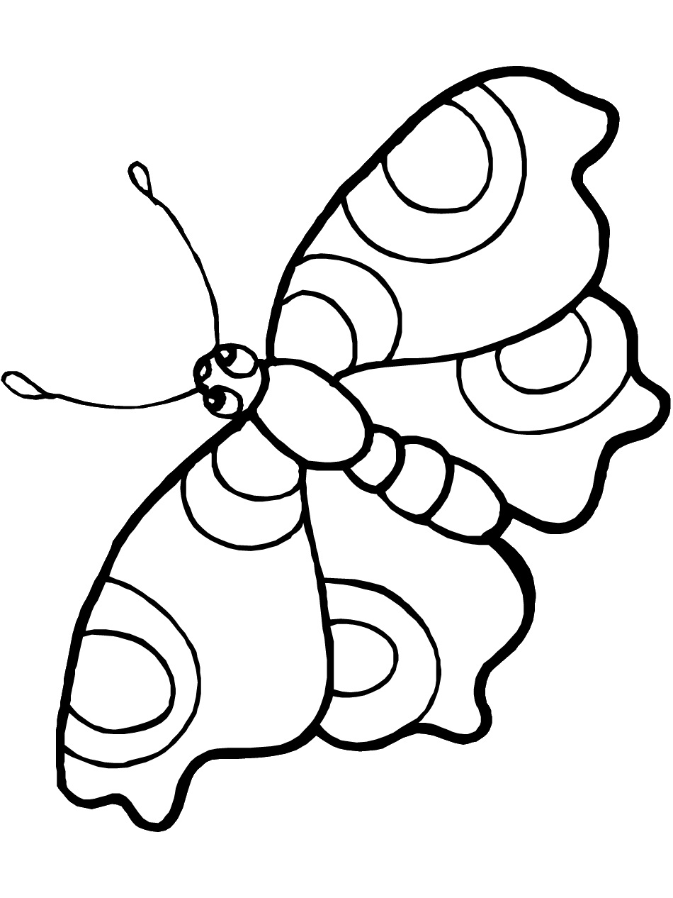 butterfly free coloring pages