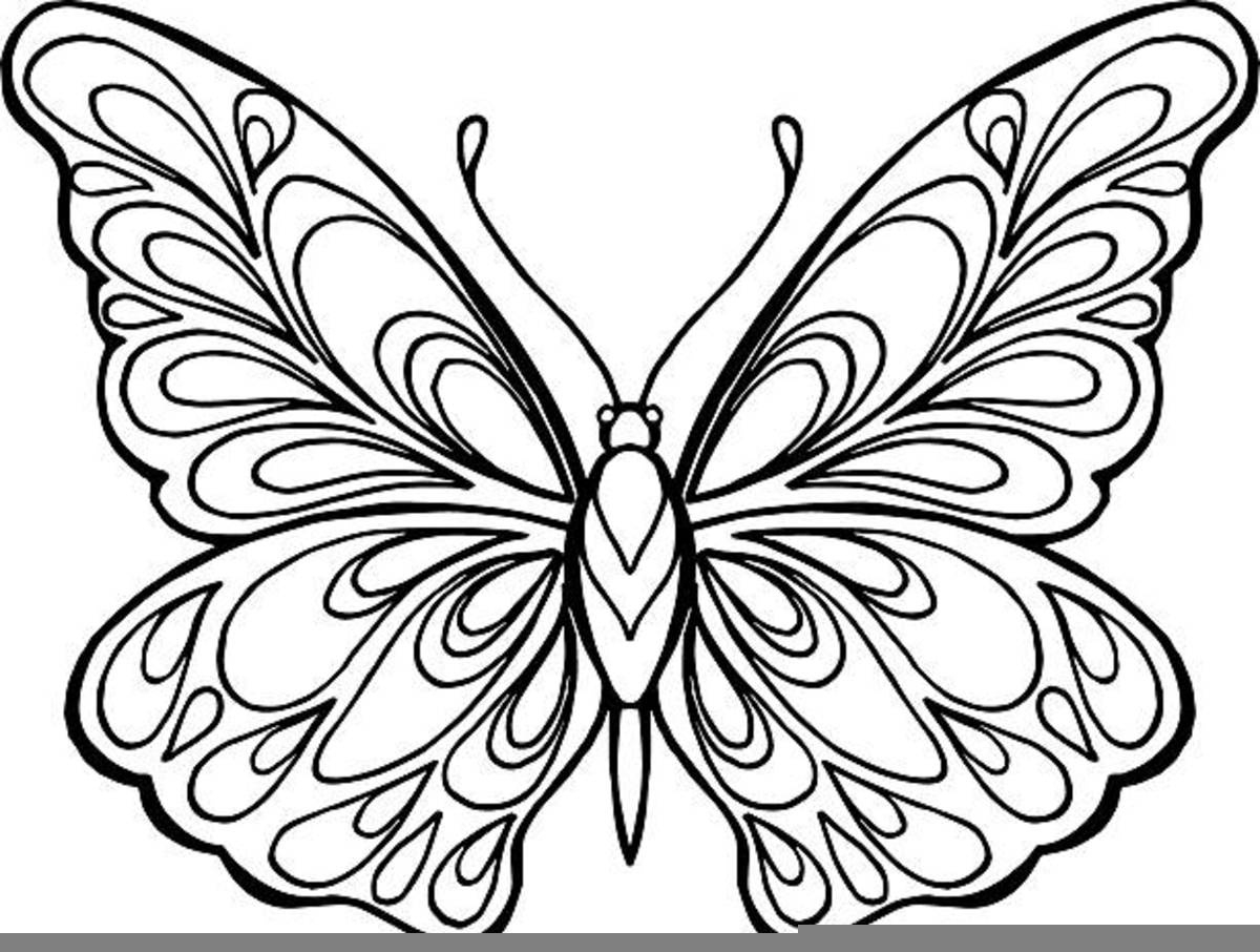 Free Printable Butterfly Coloring Pages FREE Printable A Z