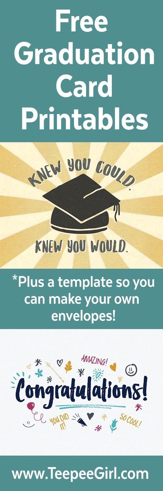 free printable graduation cards 2023