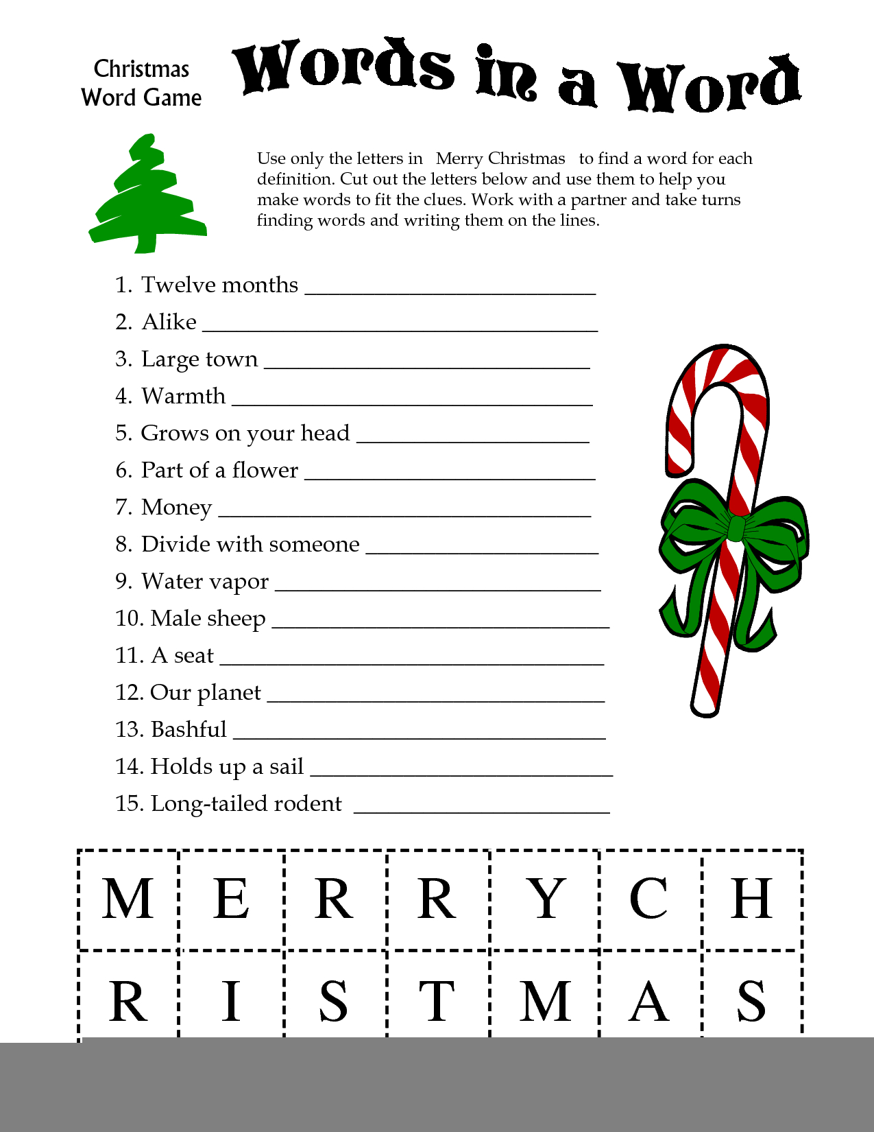 Free Printable Christmas Puzzles Free Printable