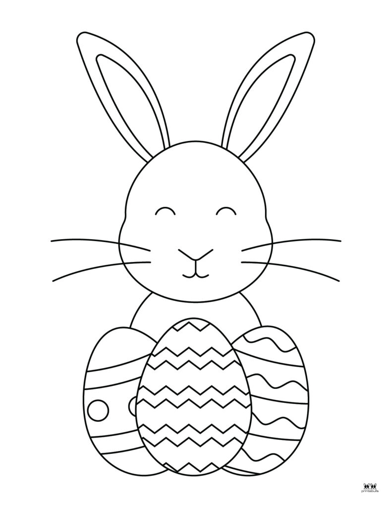 bunny free printable coloring pages