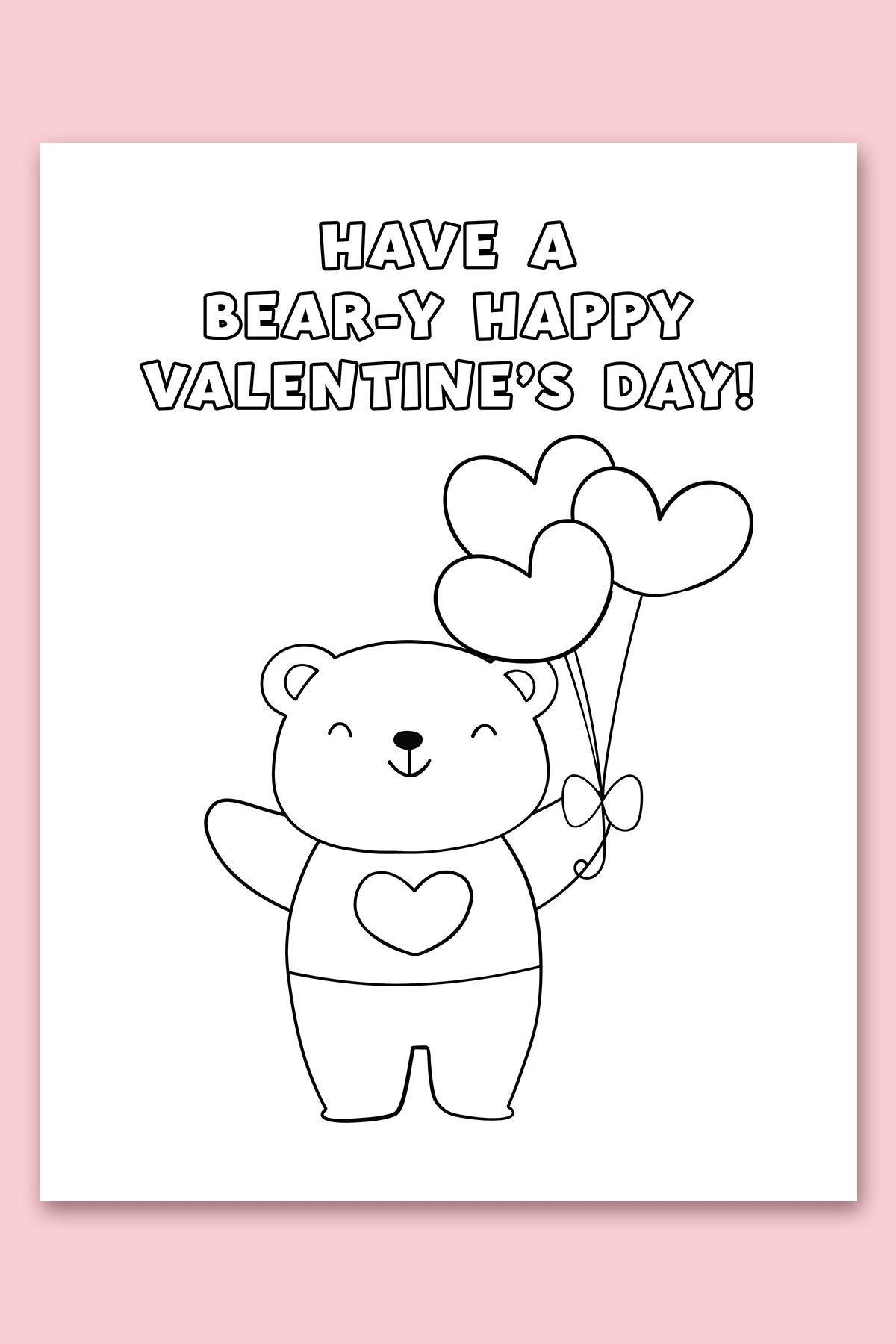 free printable valentines coloring cards pdf